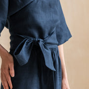 Kimono Style Linen Pants and Blouse