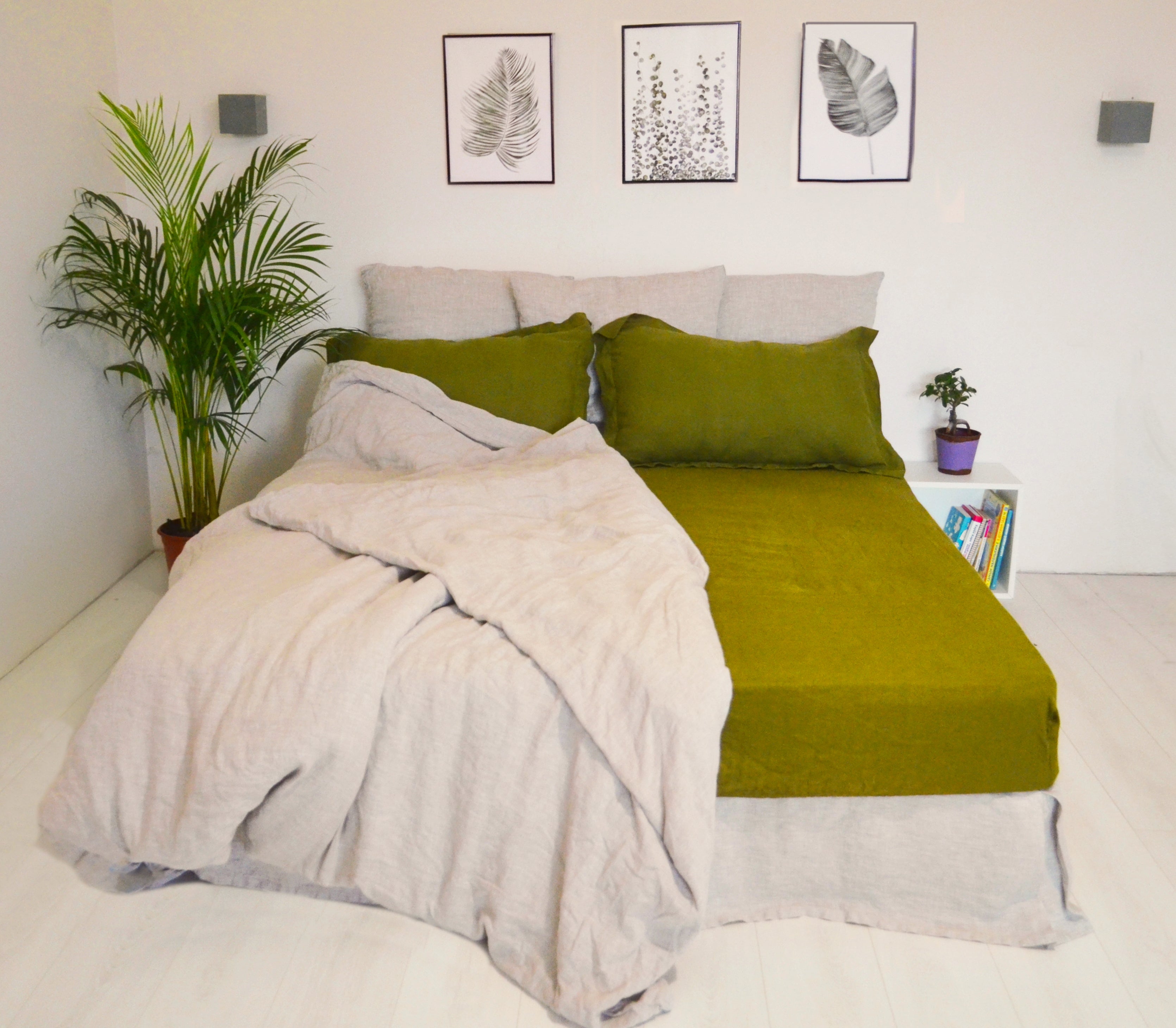 Sage green pillow clearance shams