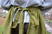 Midi Skirt Linen Apron