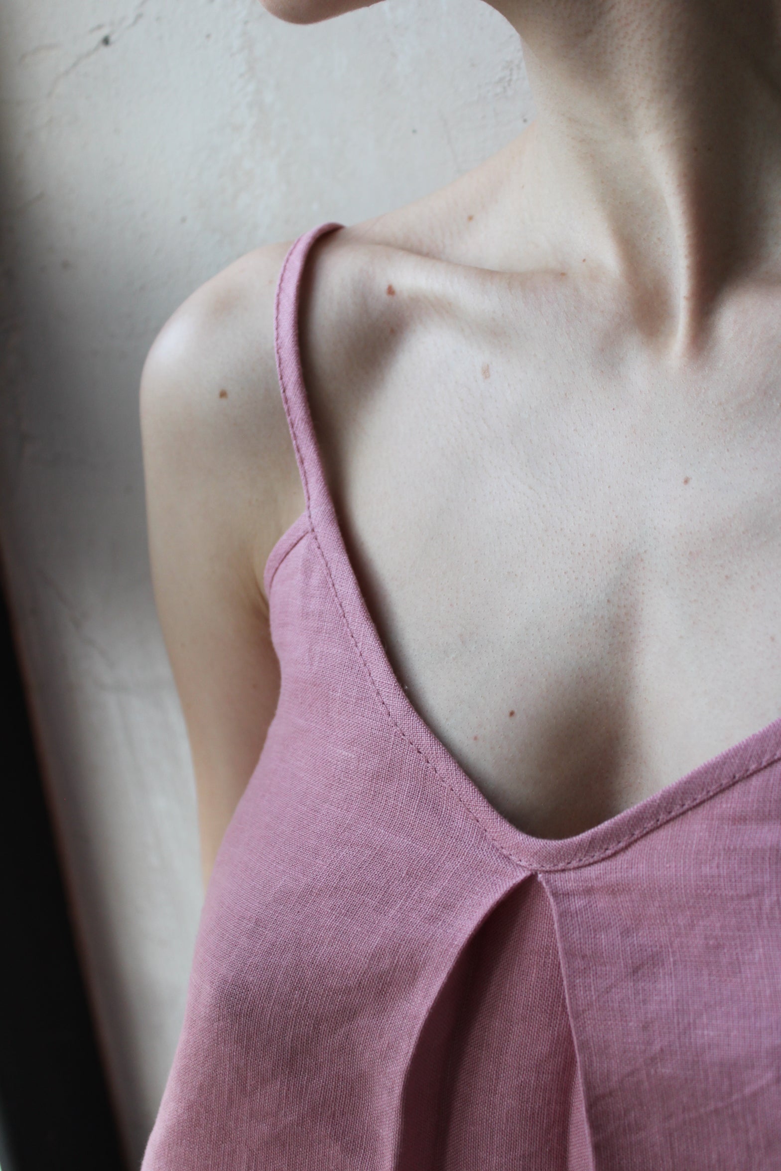 Linen Tank Top - Relaxed Linen Loungewear - Pink White Blue and More c