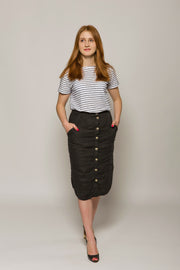 Linen Pencil Skirt 