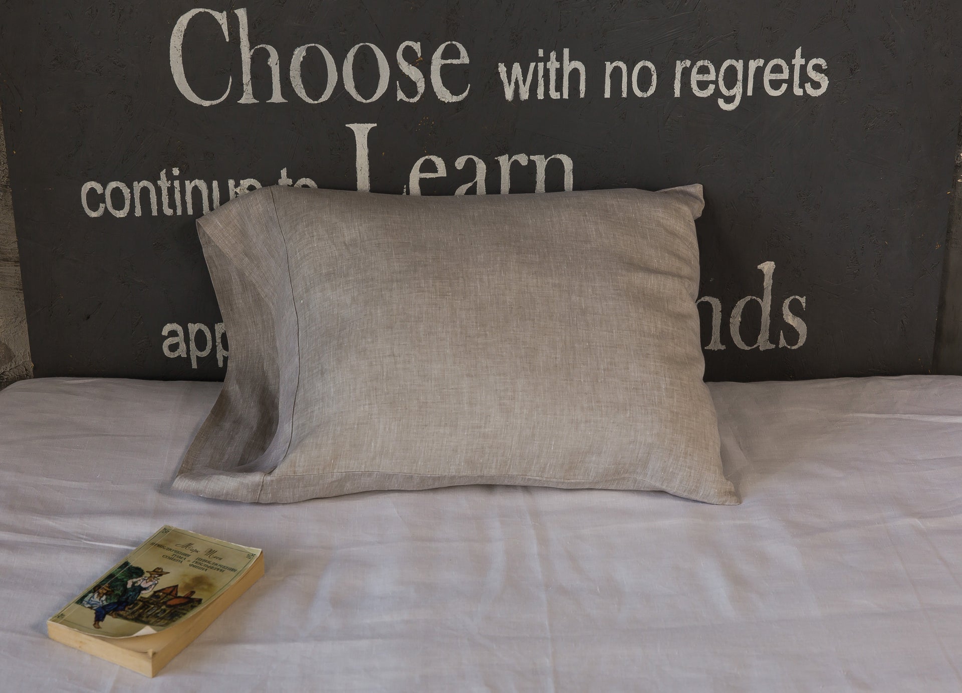 Hotel Style Pillowcase - Bag Pillow Cover - Standard, Queen, King, Euro Sizes
