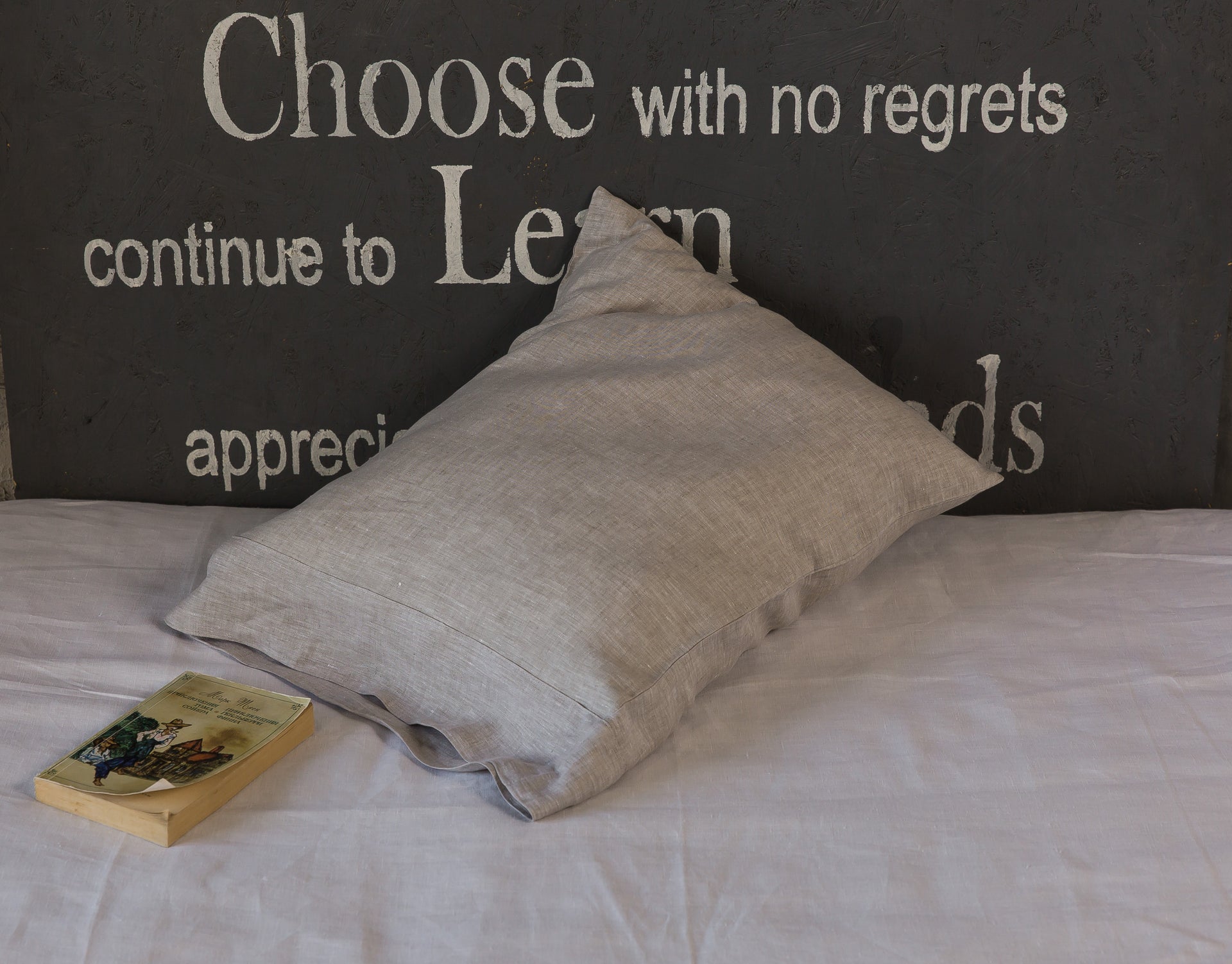 Hotel Style Pillowcase - Bag Pillow Cover - Standard, Queen, King, Euro Sizes