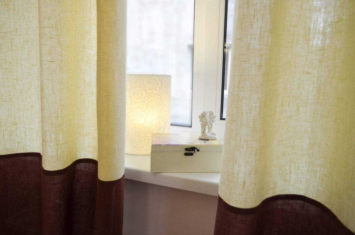 3H Linen Curtain Panel - Thumbnail 2