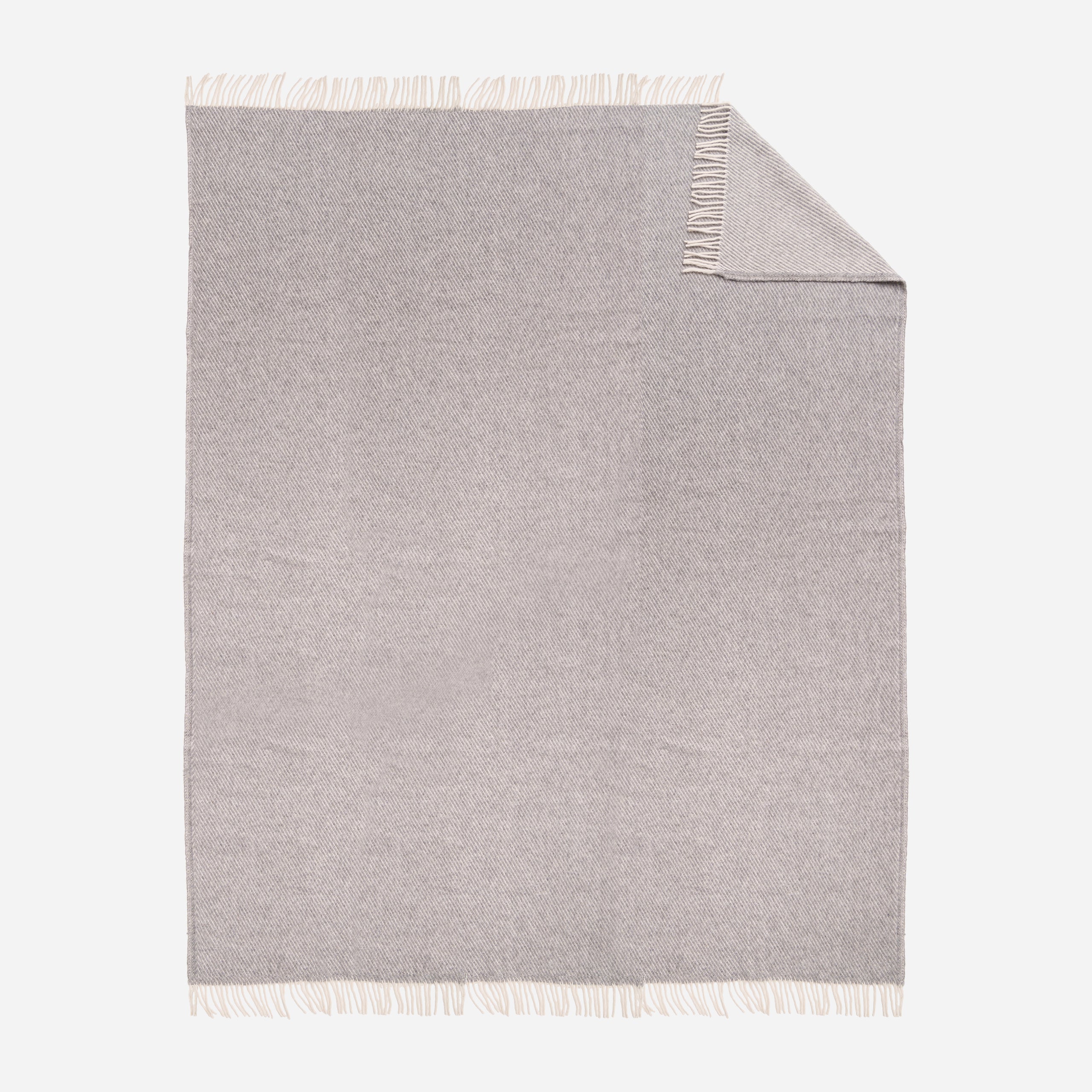 Light grey best sale wool blanket