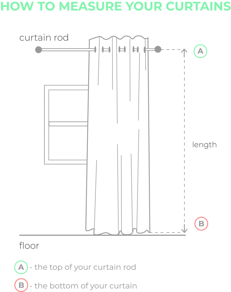 Grommet Linen Curtain Panel with Blackout Lining - Linen Window Treatm