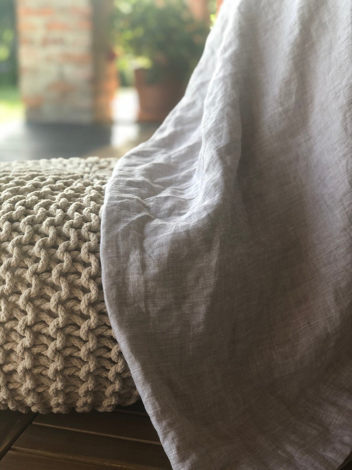 Linen Cover Blanket 